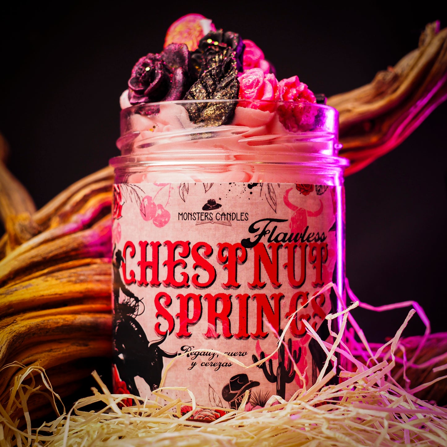 Vela “Chestnut Springs" Flawless de Elsie Silver - VENTA FLASH | Monsters Candles ® - Velas Literarias