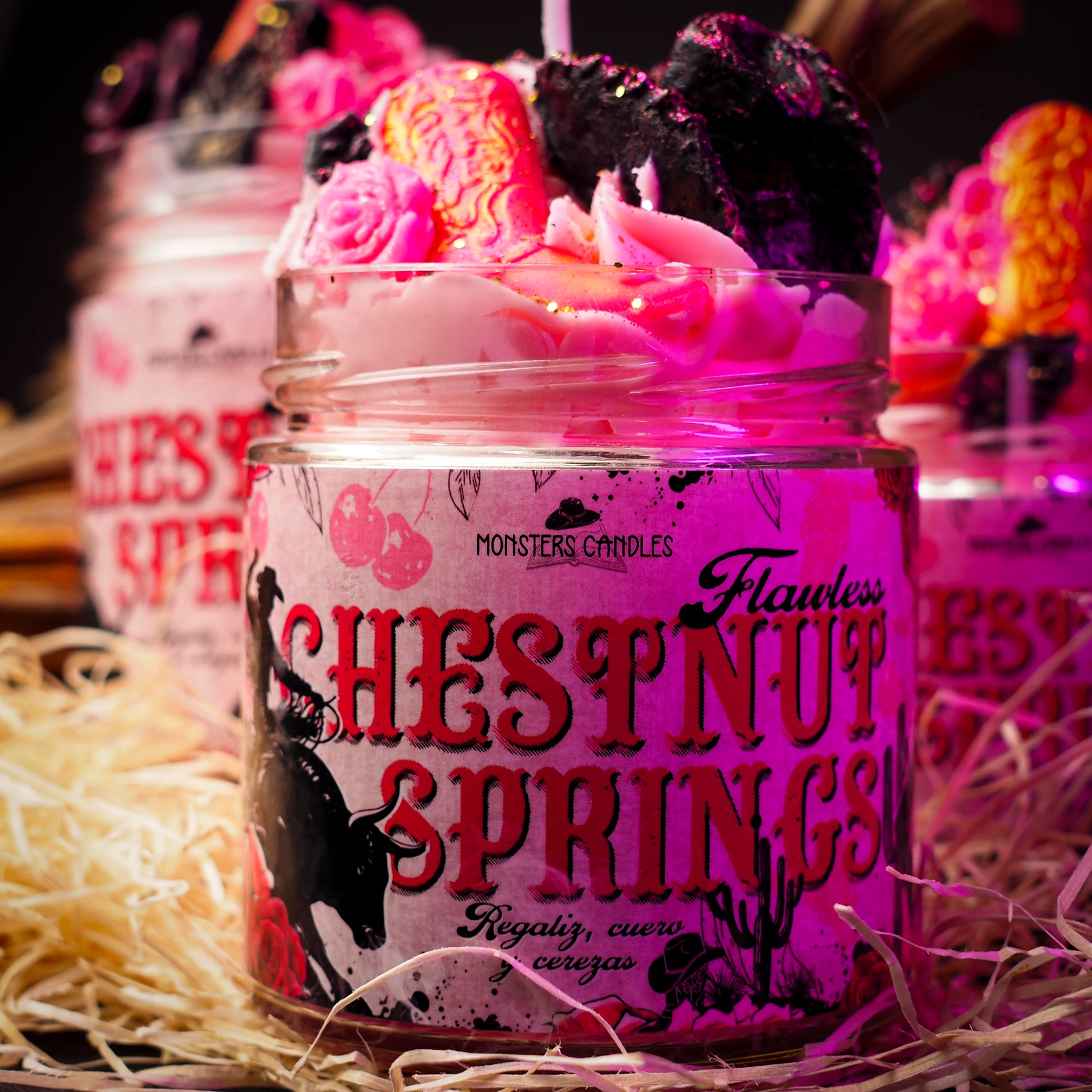 Vela “Chestnut Springs" Flawless de Elsie Silver - VENTA FLASH | Monsters Candles ® - Velas Literarias