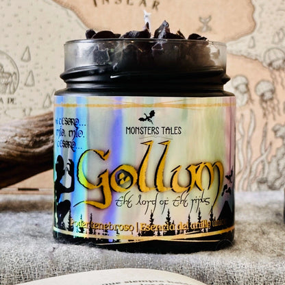 Vela “Gollum” El Señor de los Anillos - Monsters Candles ® - Velas Literarias artesanas de soja 100% ecológica