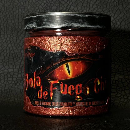 Vela "Bola de Fuego Chino" Harry Potter - Monsters Candles ® - Velas Literarias artesanas de soja 100% ecológica