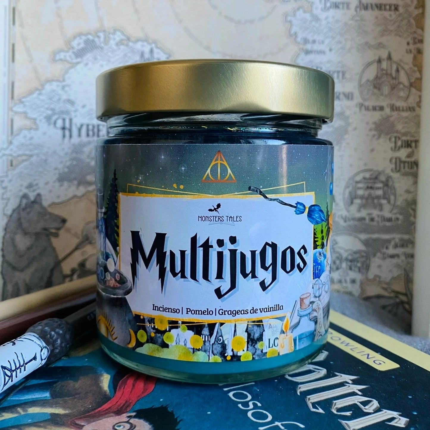 Pack Poción + Hechizo de Harry Potter - Monsters Candles ® - Velas Literarias artesanas de soja 100% ecológica