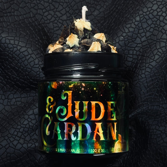 Vela "Jude y Cardan" Colección Parejas de la literatura - Monsters Candles ® - Velas Literarias artesanas de soja 100% ecológica