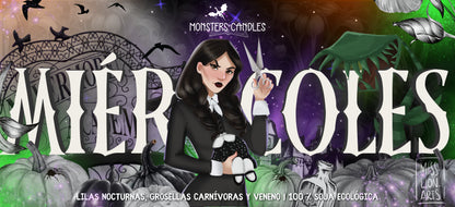 Vela “Miércoles” ESPECIAL HALLOWEEN