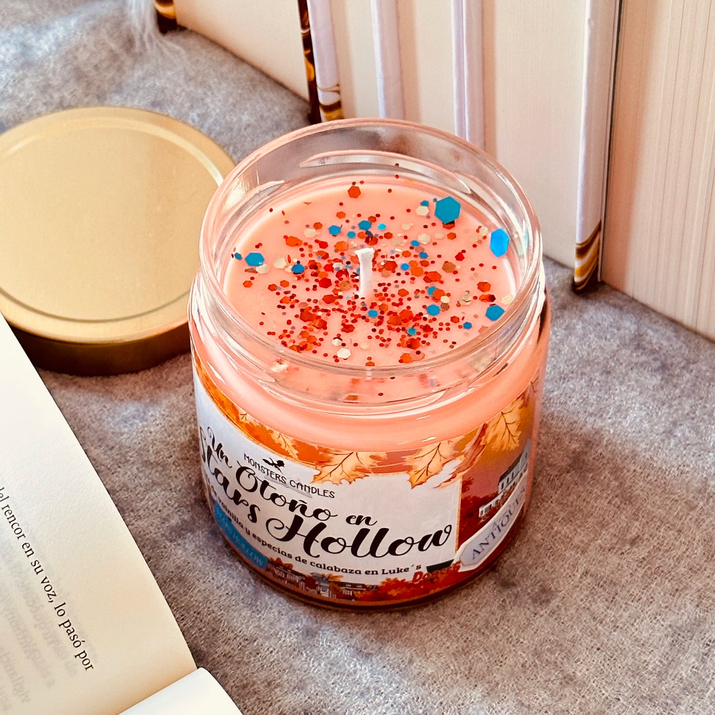 Vela "Stars Hollow" Las Chicas Gilmore - Monsters Candles ® - Velas Literarias artesanas de soja 100% ecológica