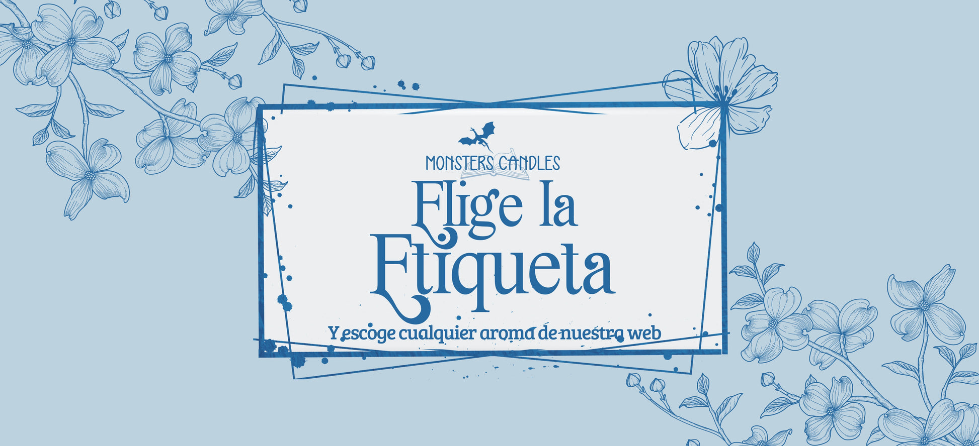 Tu vela con la etiqueta que elijas (+2.50€) - Monsters Candles ® - Velas Literarias artesanas de soja 100% ecológica