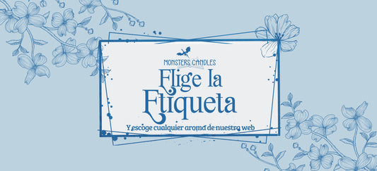 Tu vela con la etiqueta que elijas (+2.50€) - Monsters Candles ® - Velas Literarias artesanas de soja 100% ecológica