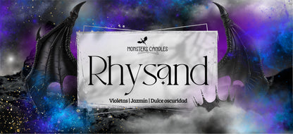 Vela “Rhysand” Acotar - Monsters Candles ® - Velas Literarias artesanas de soja 100% ecológica