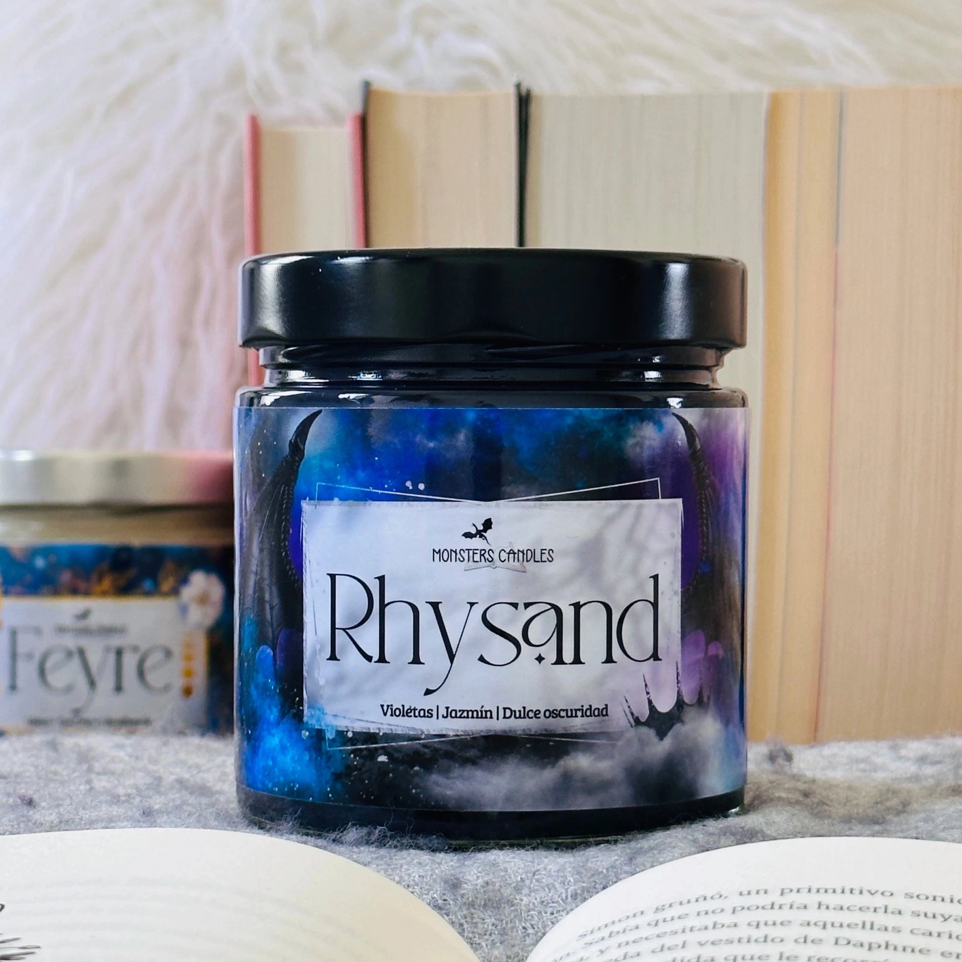 Vela “Rhysand” Acotar - Monsters Candles ® - Velas Literarias artesanas de soja 100% ecológica