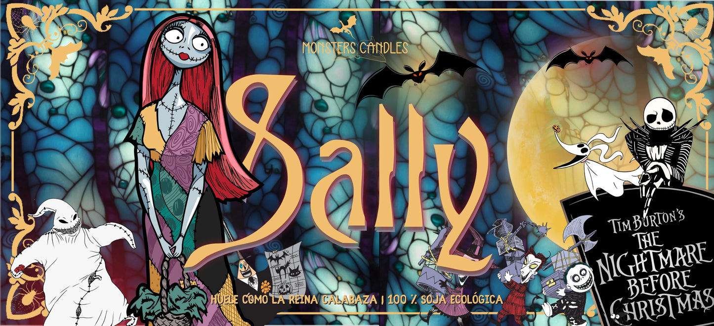 Vela “Sally” Pesadilla antes de Navidad | Monsters Candles ® - Velas Literarias