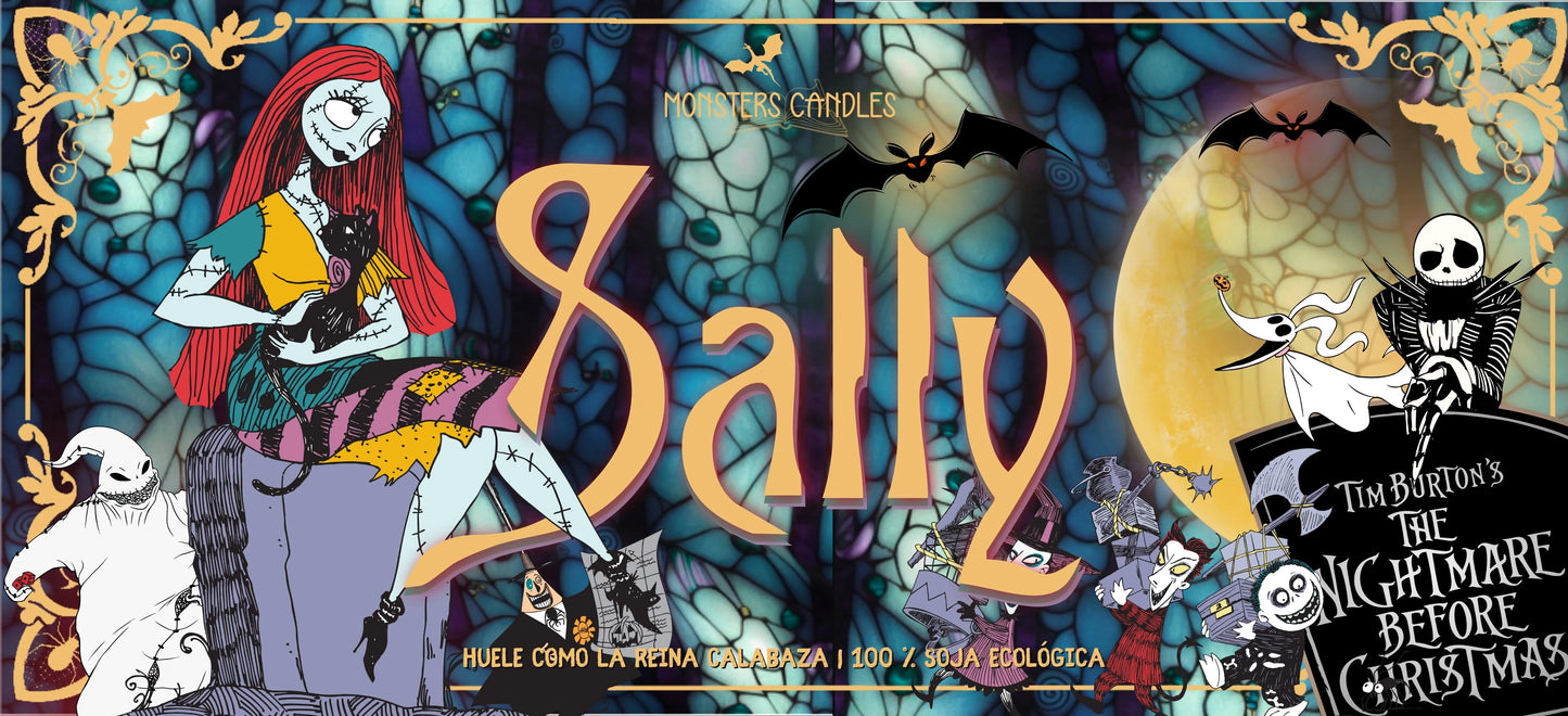 Vela “Sally” Pesadilla antes de Navidad | Monsters Candles ® - Velas Literarias