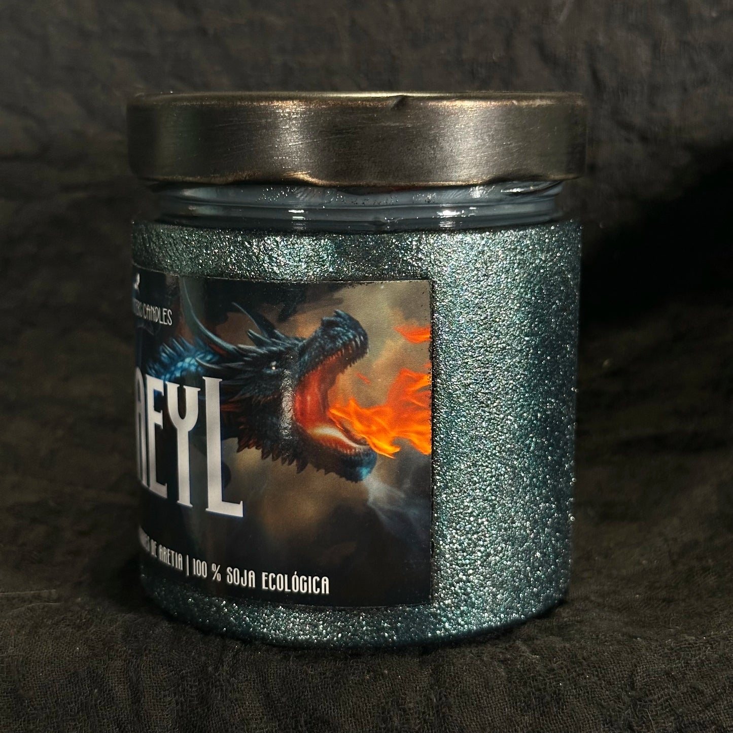 Vela "Sgaeyl" Fourth Wing / Alas de Sangre - Monsters Candles ® - Velas Literarias artesanas de soja 100% ecológica