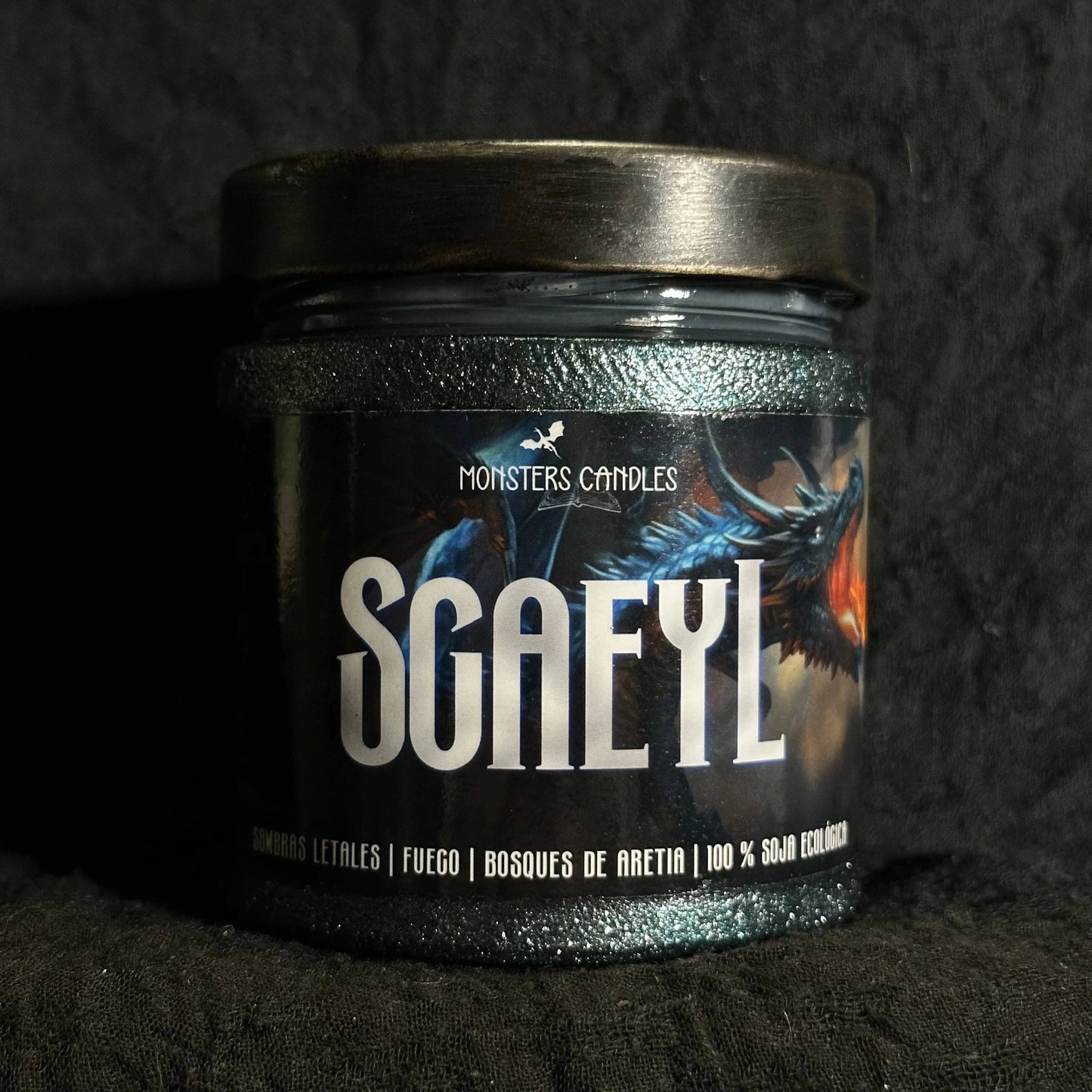 Vela "Sgaeyl" Alas de Sangre/Fourth Wing | Monsters Candles ® - Velas Literarias