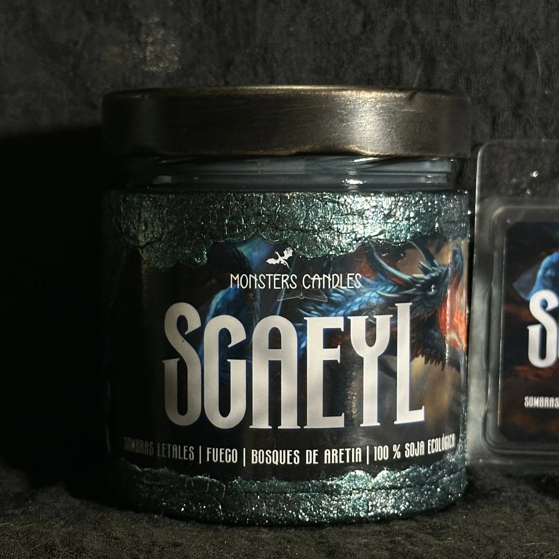 Vela "Sgaeyl" Alas de Sangre/Fourth Wing | Monsters Candles ® - Velas Literarias