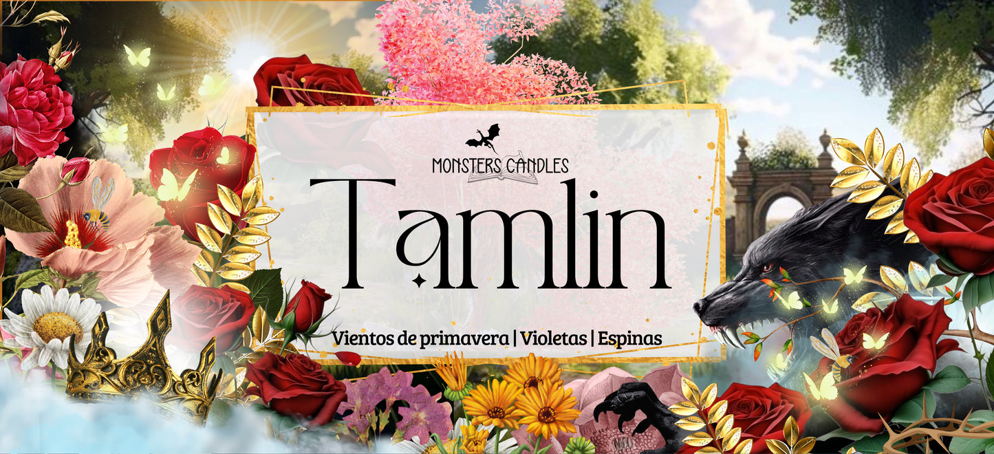 Vela “Tamlin” Acotar - Monsters Candles ® - Velas Literarias artesanas de soja 100% ecológica