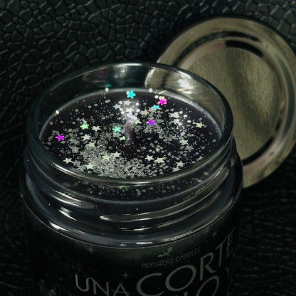 Vela "Una Corte de Hielo y Estrellas” Edición Exclusiva - Monsters Candles ® - Velas Literarias artesanas de soja 100% ecológica