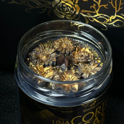 Vela "Una Corte de Rosas y Espinas” Edición Exclusiva - Monsters Candles ® - Velas Literarias artesanas de soja 100% ecológica