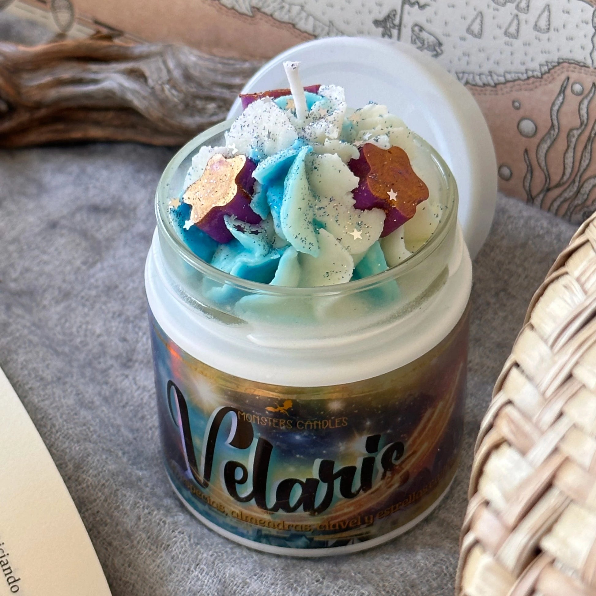 Vela “Velaris” Acotar - Monsters Candles ® - Velas Literarias artesanas de soja 100% ecológica