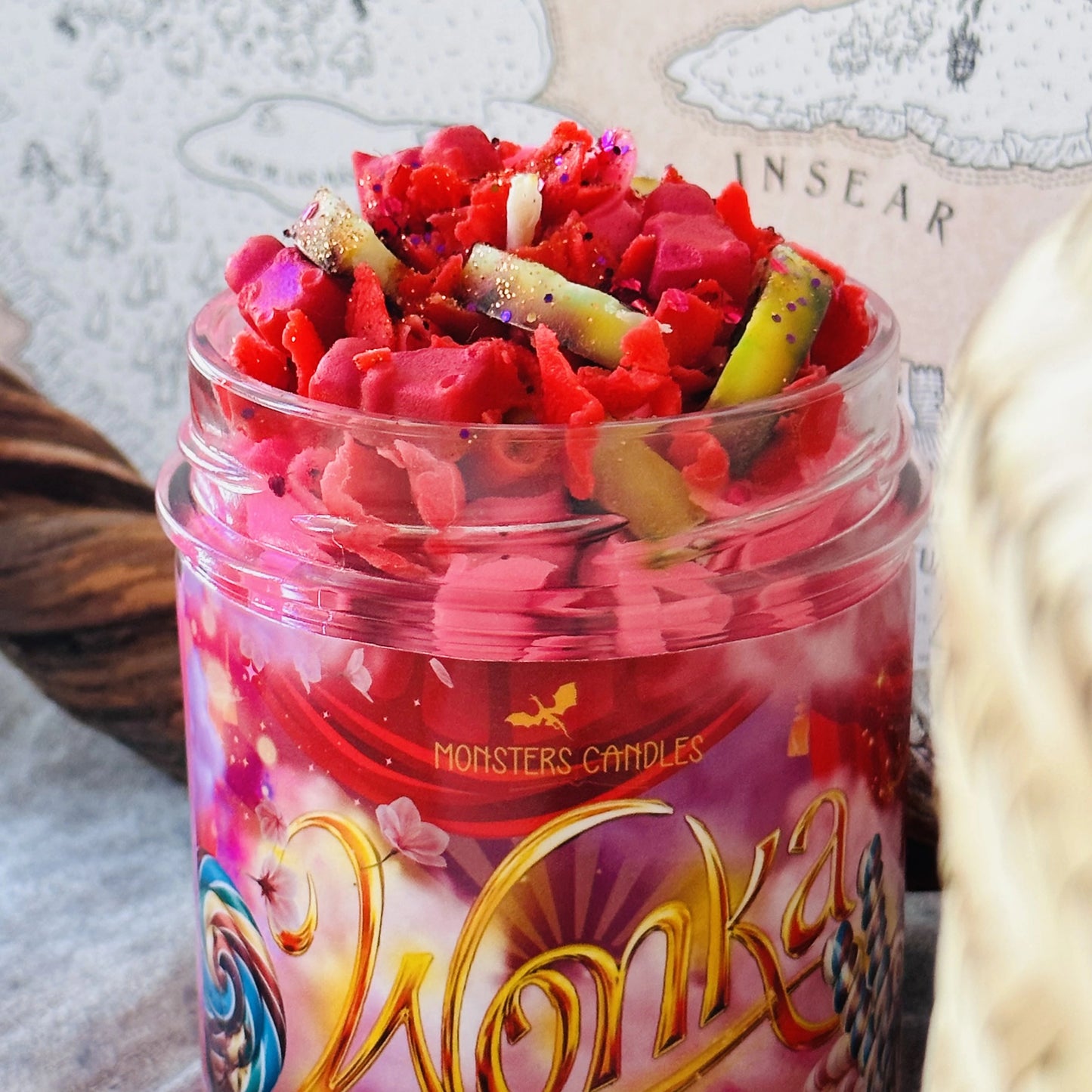 Vela “Wonka” - Monsters Candles ® - Velas Literarias artesanas de soja 100% ecológica