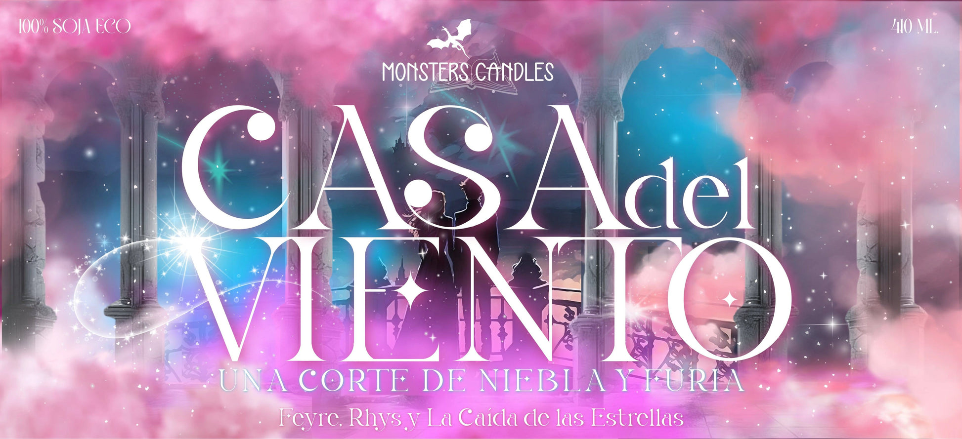 Vela "Casa del Viento" Acotar | Monsters Candles ® - Velas Literarias