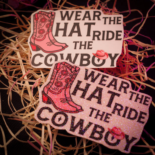 Sticker “The Cowboy Hat Rule” | Monsters Candles ® - Velas Literarias