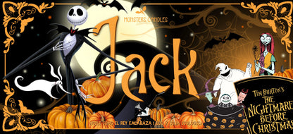 Vela “Jack” Pesadilla antes de Navidad | Monsters Candles ® - Velas Literarias