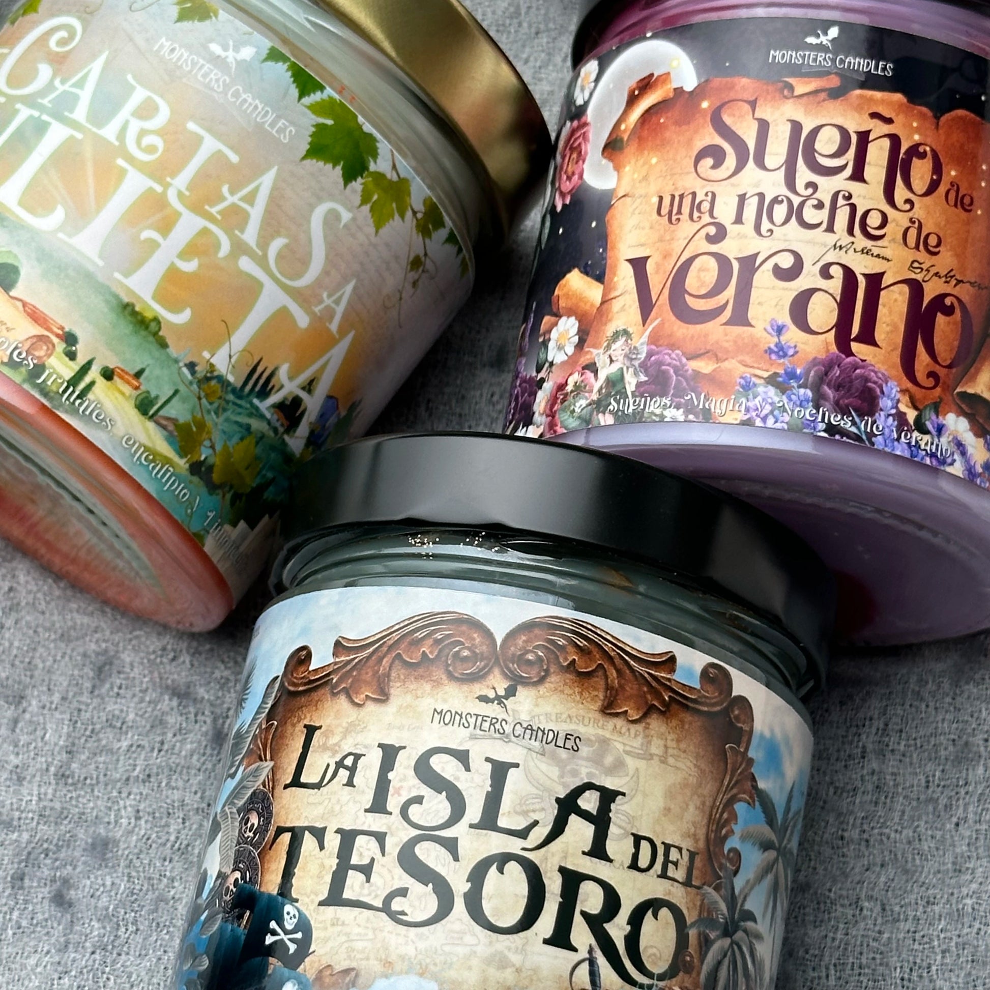 Vela "La Isla del Tesoro" - Monsters Candles ® - Velas Literarias