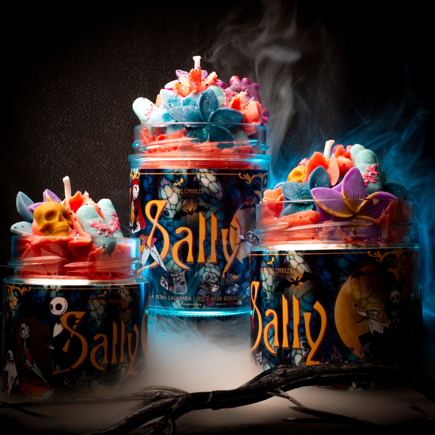 Vela “Sally” Pesadilla antes de Navidad | Monsters Candles ® - Velas Literarias