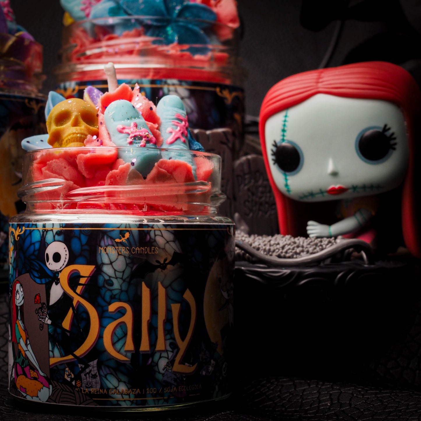 Vela “Sally” Pesadilla antes de Navidad | Monsters Candles ® - Velas Literarias