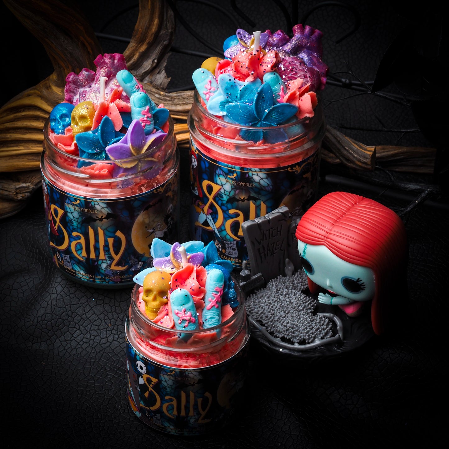 Vela “Sally” Pesadilla antes de Navidad | Monsters Candles ® - Velas Literarias